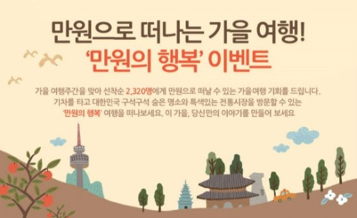 '가을여행주간' 총지출액 3조 원 돌파