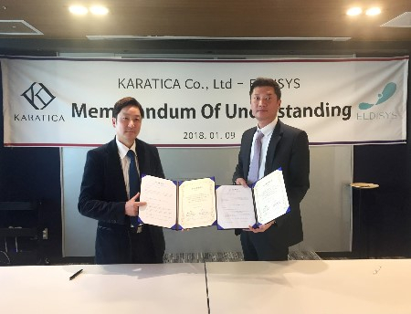 캐럿티카 (KARATICA), 마이크로 니들 제조사 엘디시스와 MOU체결