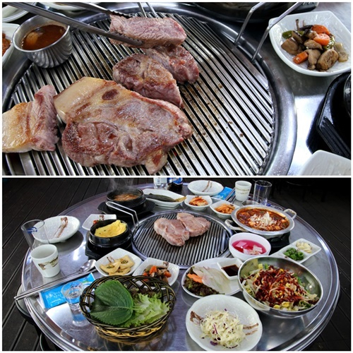 중문 흑돼지 맛집 돈가마을 "고소한 흑돼지구이"