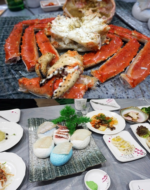 봄철 건강식 '대게찜', 가성비로 즐긴다...원주 맛집 탐방 '주문진대게회타운'