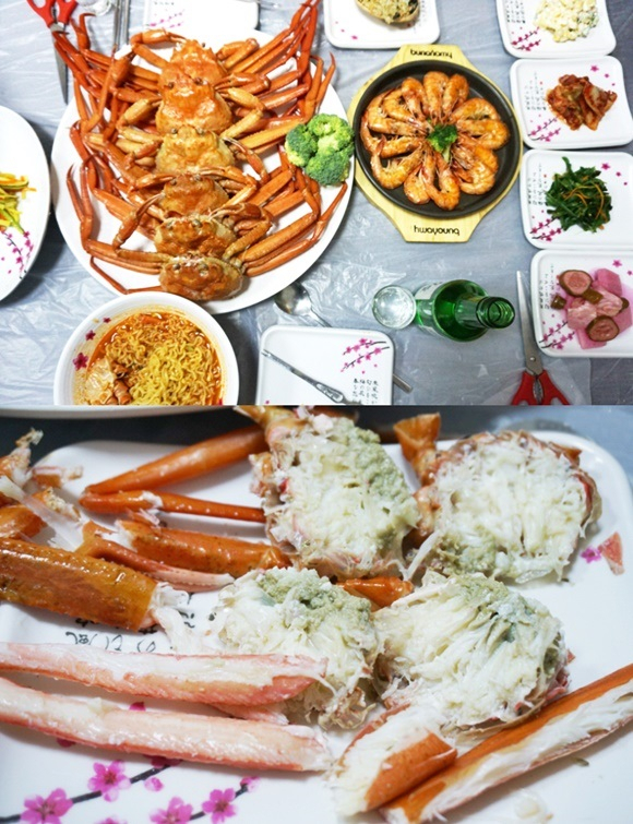 원주 출렁다리 맛집 '게먹고회먹고' ··· 국내산 홍게 무한리필로 화제