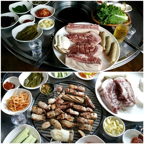 제주도 서귀포 중문 흑돼지구이맛집 '돈가득', 잡내 없고 쫄깃한 흑돼지고기 제공