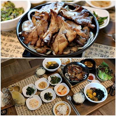 경주맛집여행 코스 '서민식당', 100% 구워 나오는 육즙 가득 국내산 통삼겹숯불갈비 선보여