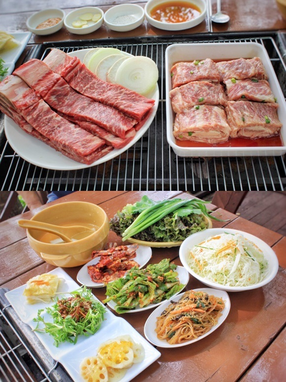 한탄강 출렁다리, 산정호수, 골프장...힐링 포천 여행, 식도락 코스는 이동갈비 맛집 '우목정'