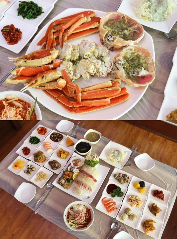 싱싱하고 가성비 좋아, 선주직판대게전문점 인기...속초 동명항 맛집 '비치대게직판장'