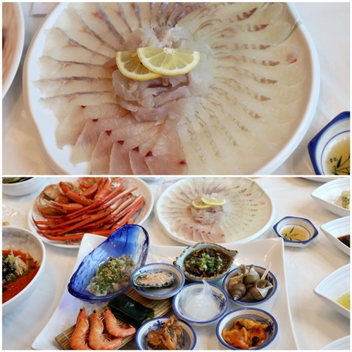 포항죽도시장 맛집 운하회대게식당, 신선한 대게와 회 즐길 수 있어