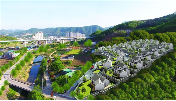 양평 전원주택 용문 더파크뷰 타운하우스. 교통의 편리성과 청정지역의 자연을 동시에...