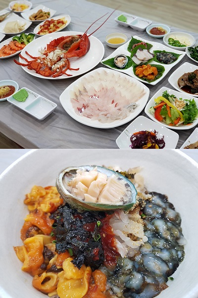 포항죽도시장맛집 '동남회식당' 2인세트로 회, 해산물, 랍스터까지