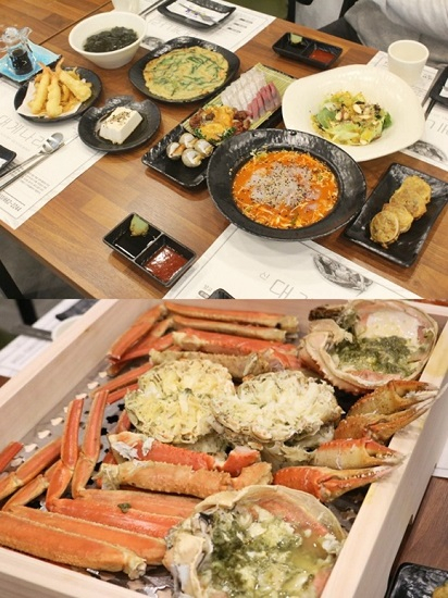 강릉 주문진 맛집 '신대게나라' 대게와 제철 해산물 등 푸짐한 상차림 제공