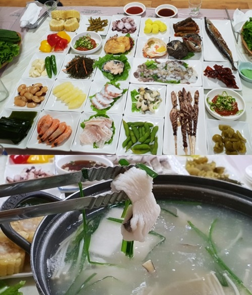 여수 맛집 '돌산용궁횟집', 남해 바다의 멋진 전망과 신선한 활어회 제공