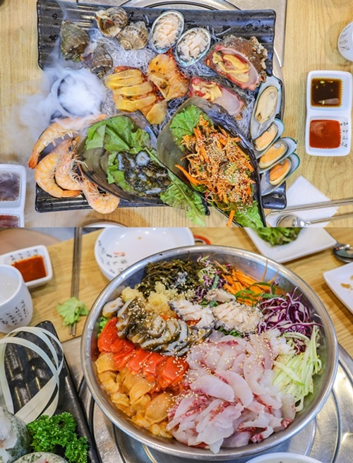 강화도 맛집 '보광호', 새콤달콤 물회에 다채로운 해산물 요리...횟집 식도락 행복