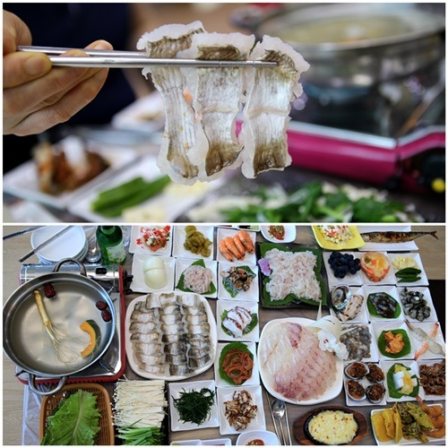 남도섬에서 맛보는 여수맛집 중 가볼만한 '군산횟집'