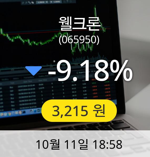 웰크론장종주가 3,215원