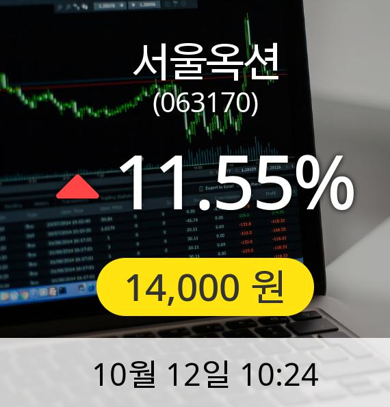 [서울옥션주가] 12일 오전 10시 24분 14,000원