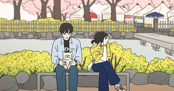 [로맨스웹툰추천] 목요웹툰 연애혁명 업데이트로 출근길 달달 한스푼… 상훈이 준 꽃, 배경음악은?