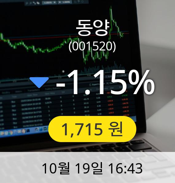 [동양주가] 1,715원