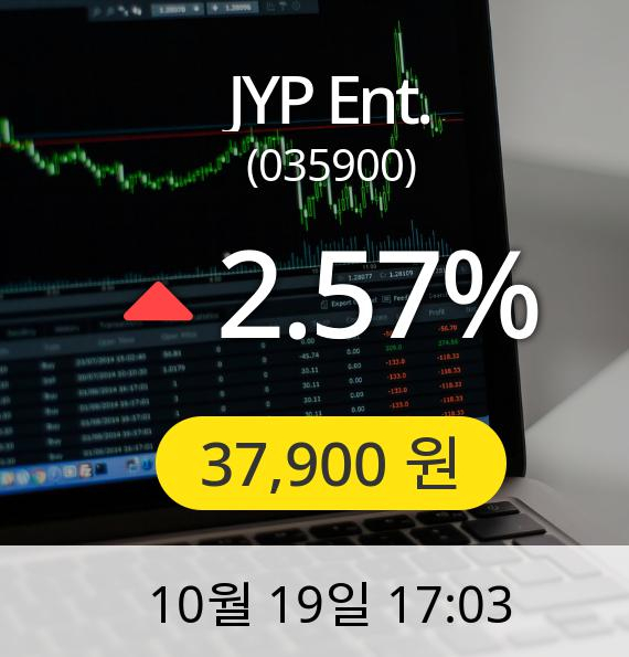 JYP Ent.장종주가 37,900원