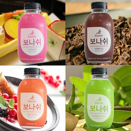 아침식사대용 '보나쉬' 4종 단백질쉐이크, 바쁜 현대인들에게 인기몰이 중
