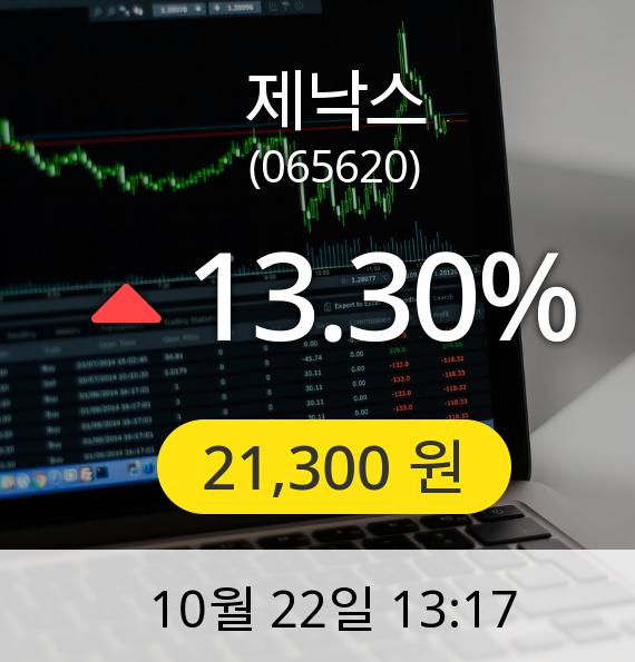 [제낙스주가] 21,300원