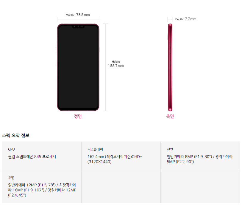 LG V40 ThinQ 출시일 24일 확정! '가격+스펙+색상+사전예약기간' 한눈에 파악하기