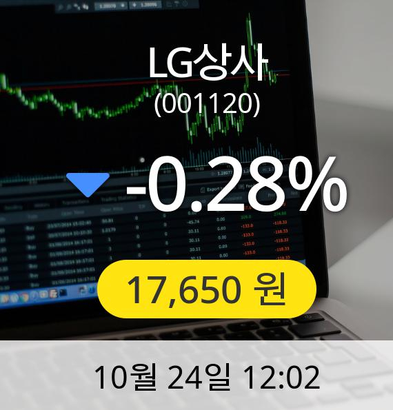 [LG상사주가] 17,650원