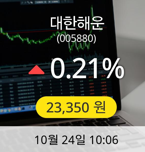 [대한해운주가] 23,350원