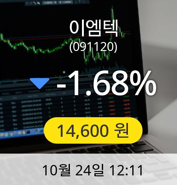 [이엠텍주가] 14,600원