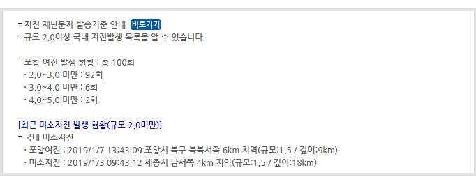 포항지진 7일 오늘 '미소지진'…뜻, 여파 그치지 않는 이유는?