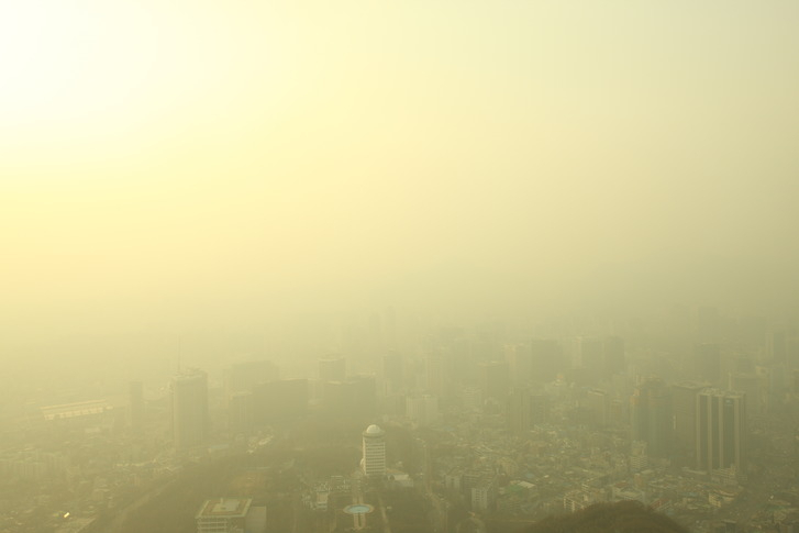 [7일 21시 초미세먼지 정보] 오늘 날씨와 전국 초미세먼지·미세먼지 정보