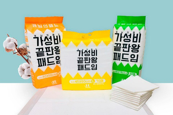 가성비끝판왕 애견배변패드 '개님의패드' 놀라운 흡수력과 가격으로 소비자들에게 인기