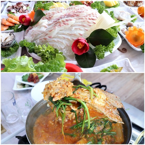 여수엑스포맛집 '다모아횟집'에서 여수 밤바다와 함께 싱싱한 제철 회 즐길 수 있어