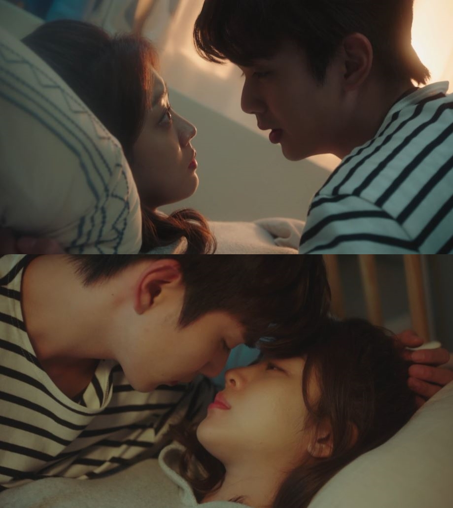 '복수가돌아왔다' 키스장인 유승호♥조보아 베드신 "손만 잡고 자게?" 깜찍한 도발에 "못참겠다"
