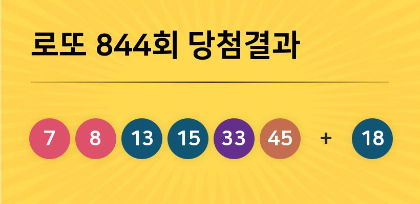 844로또복권 총 당첨금액 209억3334만원 참가방법은?