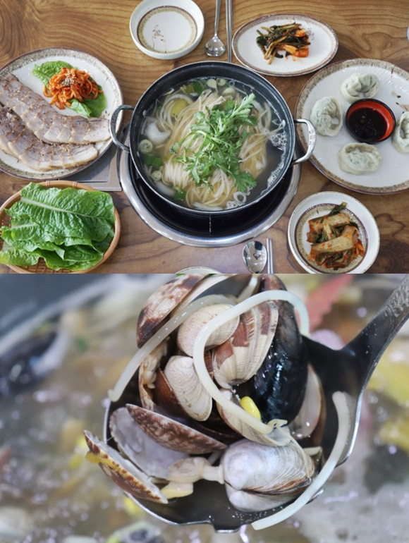 뜨끈한 해물 칼국수로 겨울 식도락 코스 제격, 태안 안면도 맛집 '전통딴뚝칼국수'