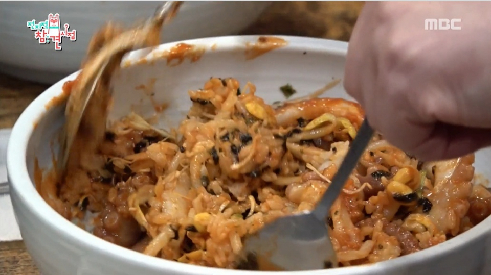 '돗나물+정구지무침이 포인트'.. '전참시' 해운대 비학산 보리밥 실제 맛은? 정우성이 이영자보다 '동생'?