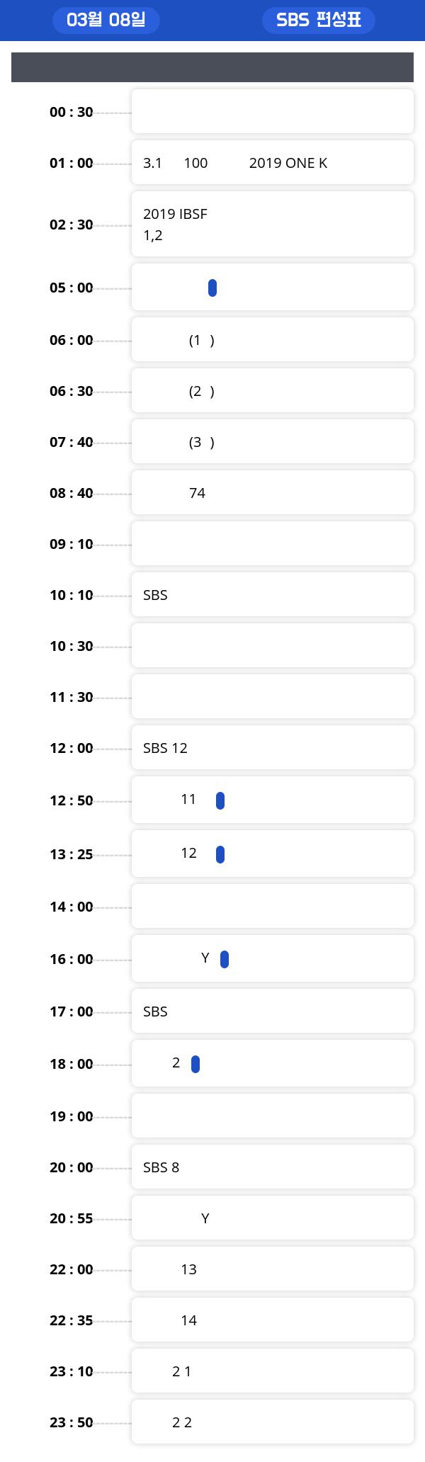 금요 tv 편성표, "강남스캔들"  오늘 몇시에 방영?