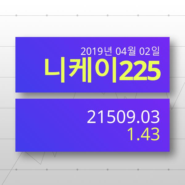 [2일 실시간 일본대만증시] 니케이지수 1.43% ▲ '상승마감' 전망