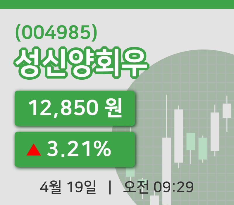 [성신양회우주가] 19일 이시각 현재  12,850원
