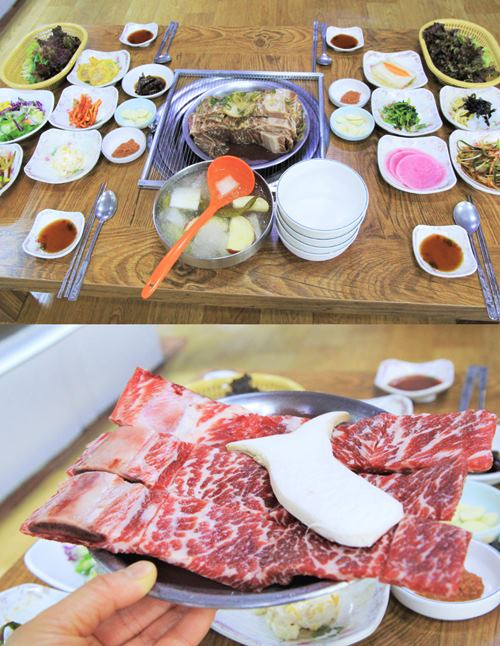 원조집에서 제공하는 100% 수제 이동갈비, 포천 맛집 '김미자할머니갈비'