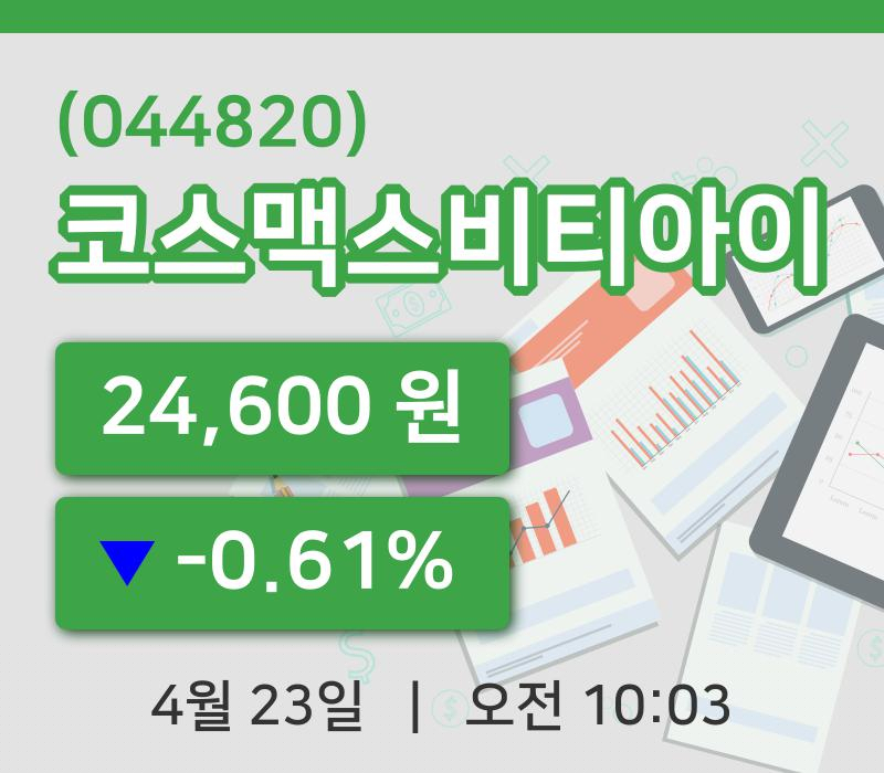 [코스맥스비티아이주가] 23일 이시각 현재  24,600원