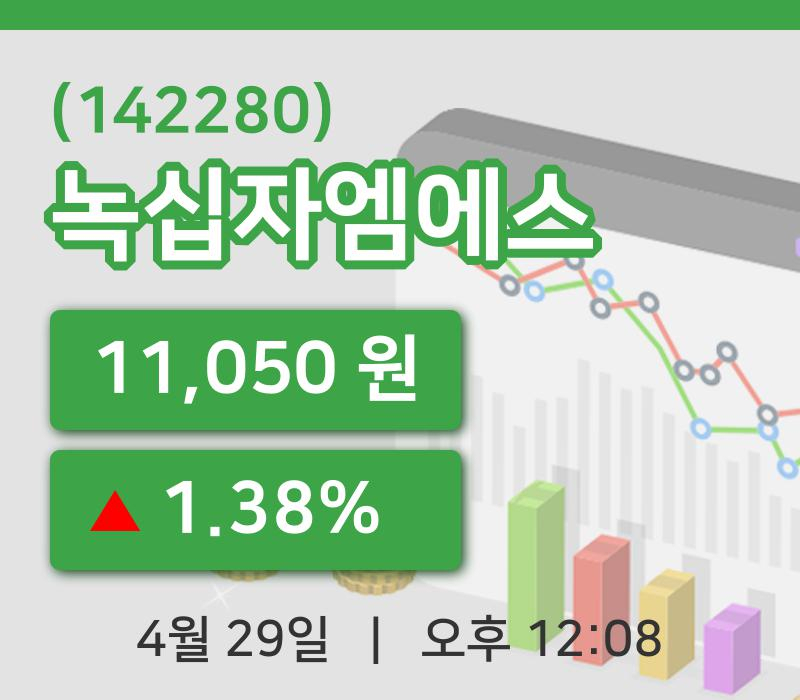 [녹십자엠에스주가] 29일 이시각 현재  11,050원