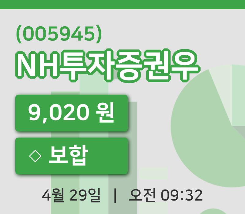 [NH투자증권우주가] 9시 32분 현재 9,020원
