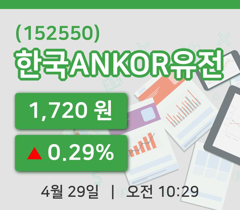 [한국ANKOR유전주가] 29일 이시각 현재  1,720원