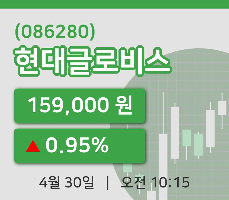 [현대글로비스주가] 30일 이시각 현재  159,000원