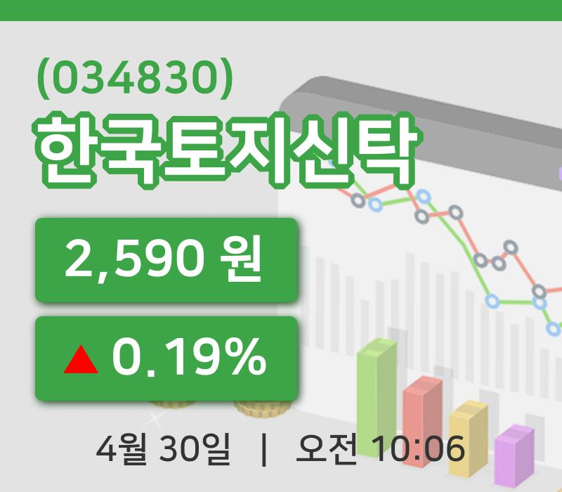 [한국토지신탁주가] 10시 06분 현재 2,590원