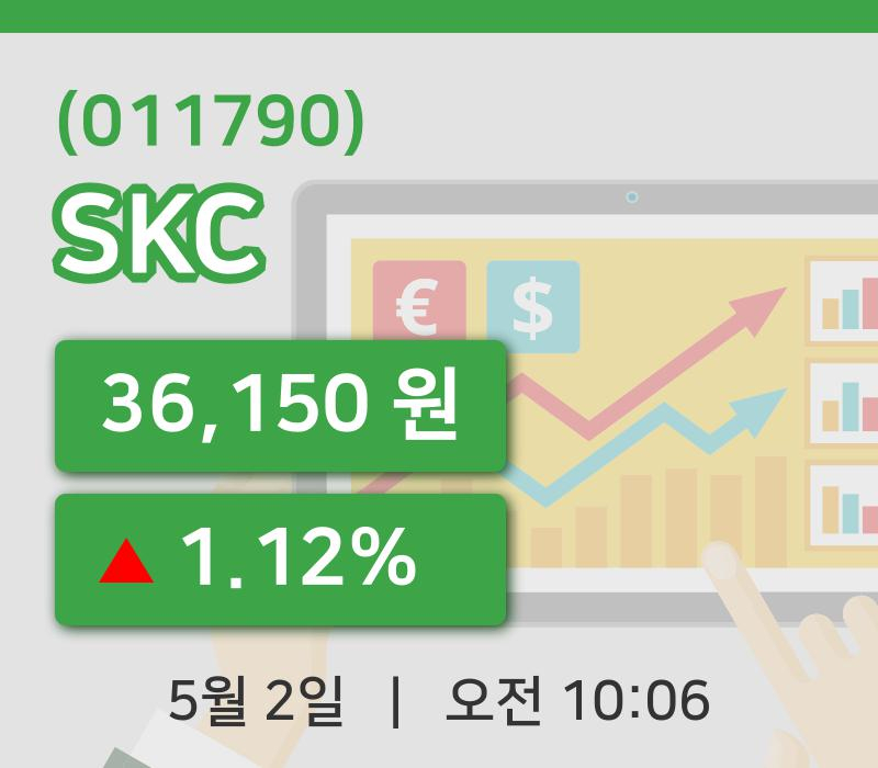 [SKC주가] 2일 10시 06분 현재 36,150원
