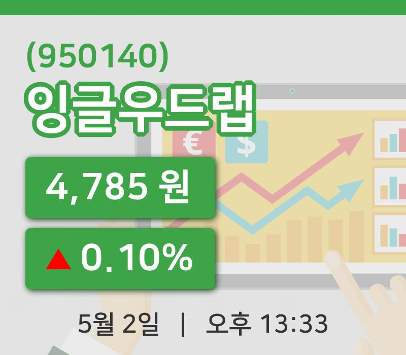 [잉글우드랩주가] 2일 13시 33분 현재 4,785원