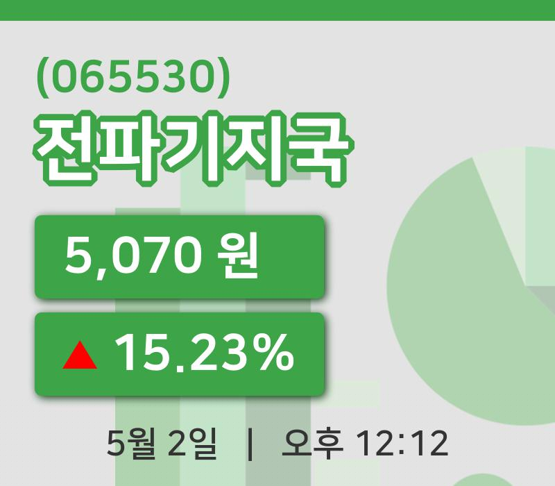 [전파기지국주가] 2일 이시각 현재  5,070원