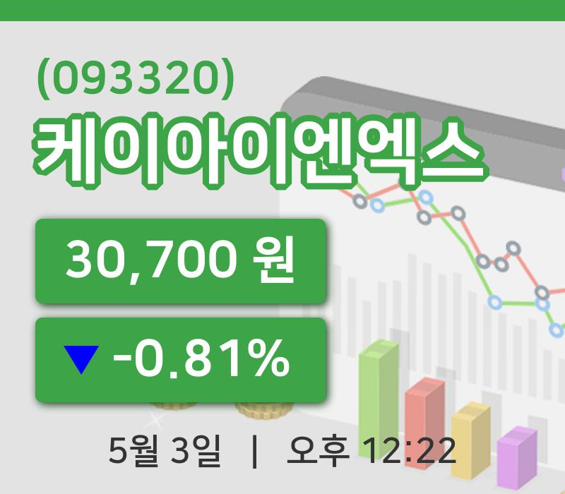 [케이아이엔엑스주가] 3일 이시각 현재  30,700원