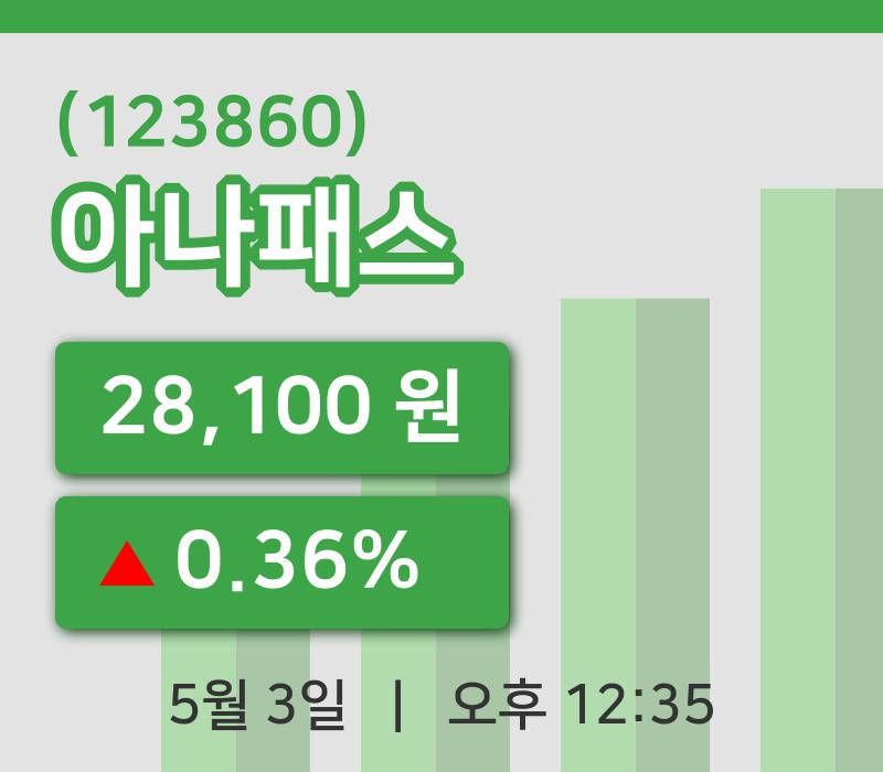 [아나패스주가] 3일 이시각 현재  28,100원